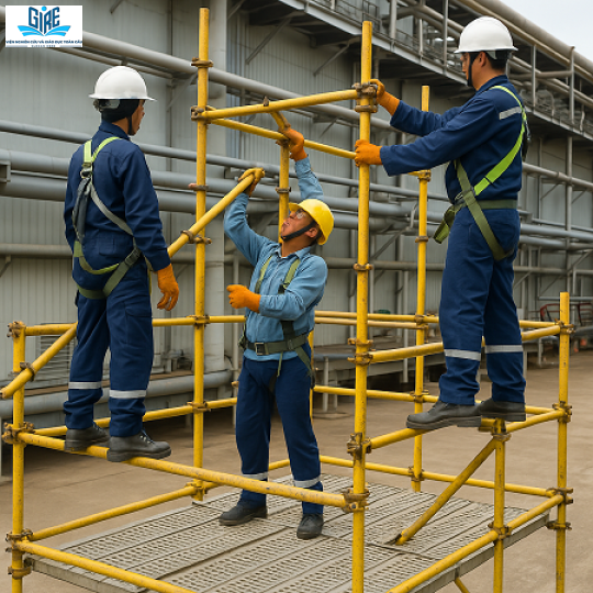 Khóa đào tạo kỹ thuật lắp ráp giàn giáo an toàn và chuyên nghiệp